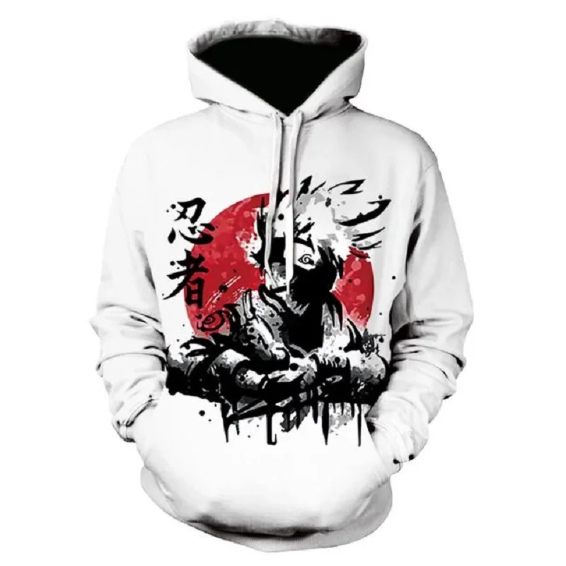 

Naruto Kakashi 3D Hot sale Men Women Casual Autumn Sweatshirts Fashion 3D Hoodies Mens Clothing Support to graph customization