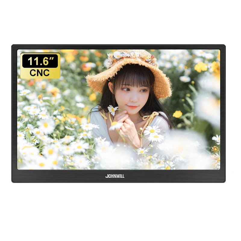 Портативный HD монитор 15 6 дюйма подходит для PS4 / PS5 Mac Raspberry Pi switch совместим с
