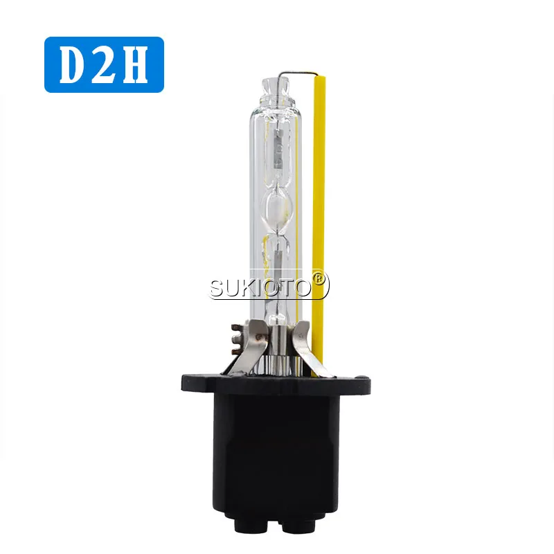 SUKIOTO AC 55W D2H Xenon HID Kit 5500K White Fast Bright H1 H7 H9 H11 Xenon Bulb Lamp 12V Car Light Slim HID Headlight Ballast  (2)
