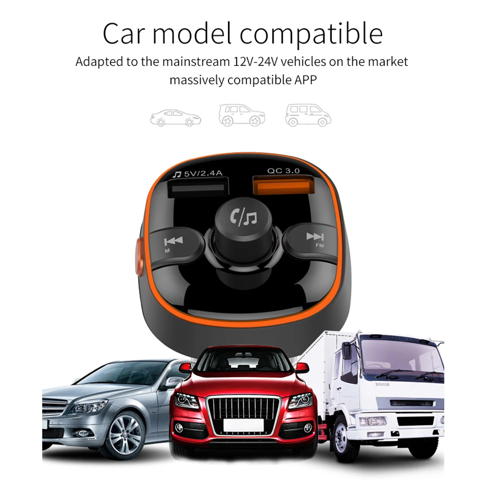 Bluetooth FM модулятор для автомобиля автомобильное радио mp3 плеер передатчик быстрое