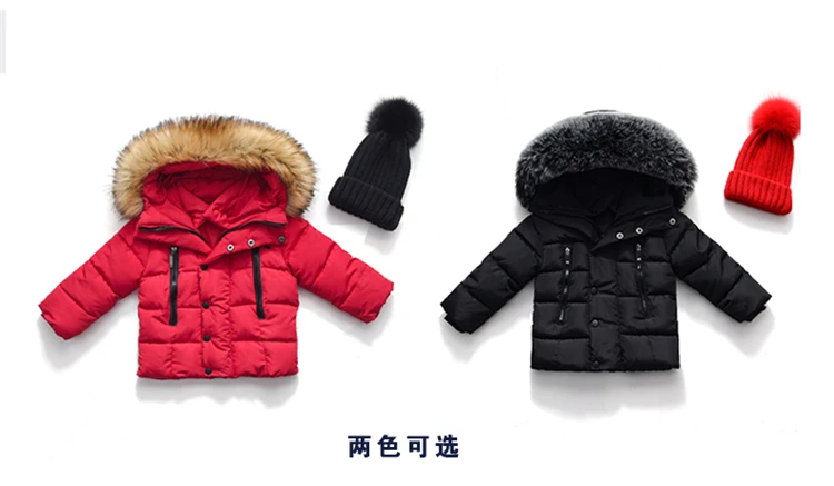 Детская одежда из хлопка Толстая зимняя хлопковая стеганая куртка средней длины для девочек пуховик для маленьких мальчиков одежда с хлопковой подкладкой