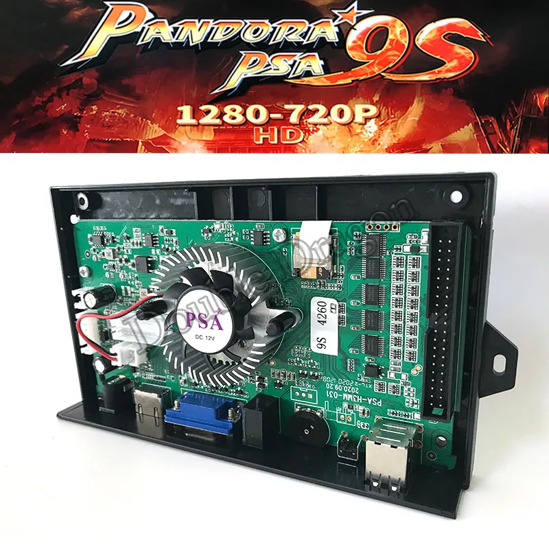 

Pandora PSA Box 9S 4260 in 1 Arcade Multi Game PCB Board Support 3 4 Players Family Version Motherboard VGA HDMI output 32G RAM