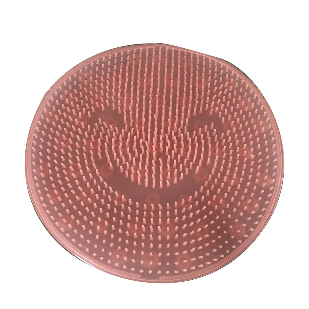 Silicone Lazy Wash Foot Bath Artifact Back Massage Cushion Sole To The Dead Skin Brush Bathroom Suction Cup Mat | Дом и сад