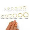200Pcs/Lot 3-20mm Loop Key Split Clasp Metal Jump Rings Silver Gold Mix Color Split Rings Connectors Findings For Jewelry Making ► Photo 3/6