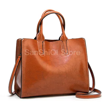 

Luxury Handbags Women Bags Designer Split Leather Bags Women Handbag Brand Top-handle Female Shoulder Bags High Quality C1207