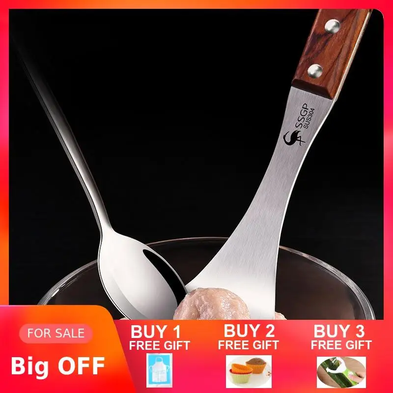 304 мясной шарик из нержавеющей стали фаршированные фрикадельки с деревянной