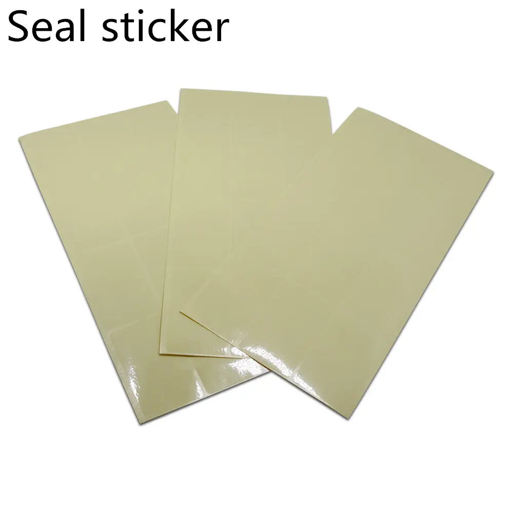 

Clear Rectangular Plastic Baking Food Sealing Package Stickers Self Adhesive Boxes Seal PVC Transparent Party Gift Package Label