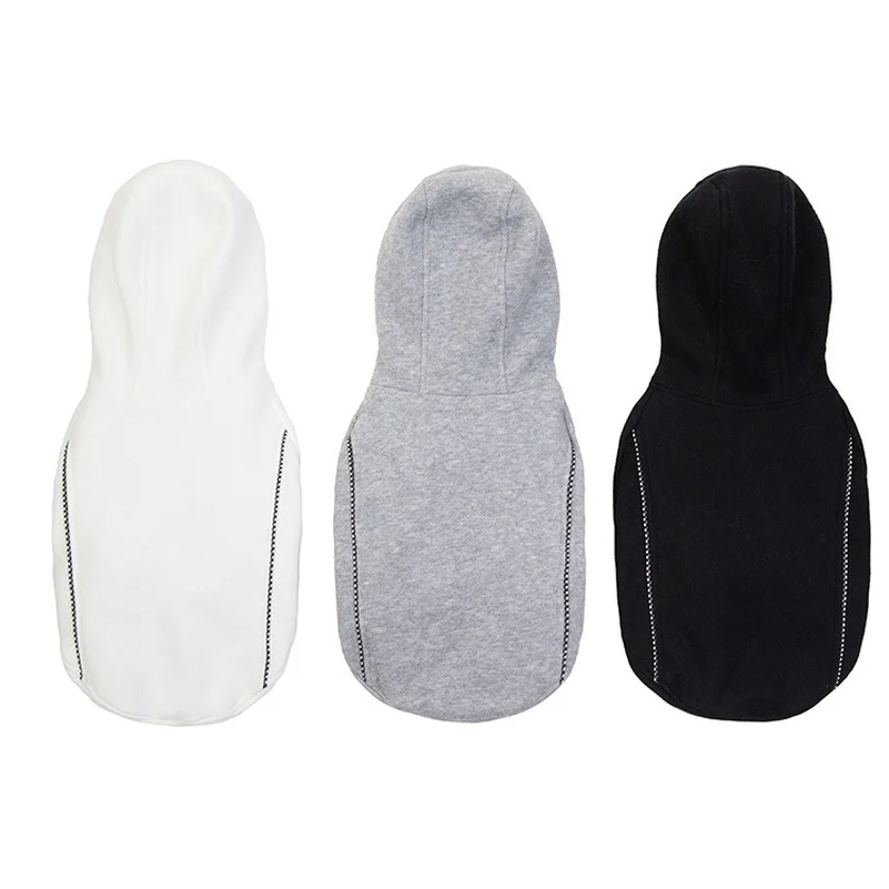 New Autumn and Winter Style Classic Warm Teddy Dog Clothes Puppy Pet Dog Clothes Solid Color Sweater Jacket Hoodies Fashion
