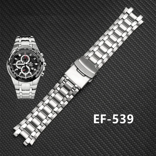Watchband Wrist Strap for Casio EF 500 521 527 530 533 534 535 539 544 546  554 563 Watch Bands Stainless Steel|Smart Accessories| - AliExpress
