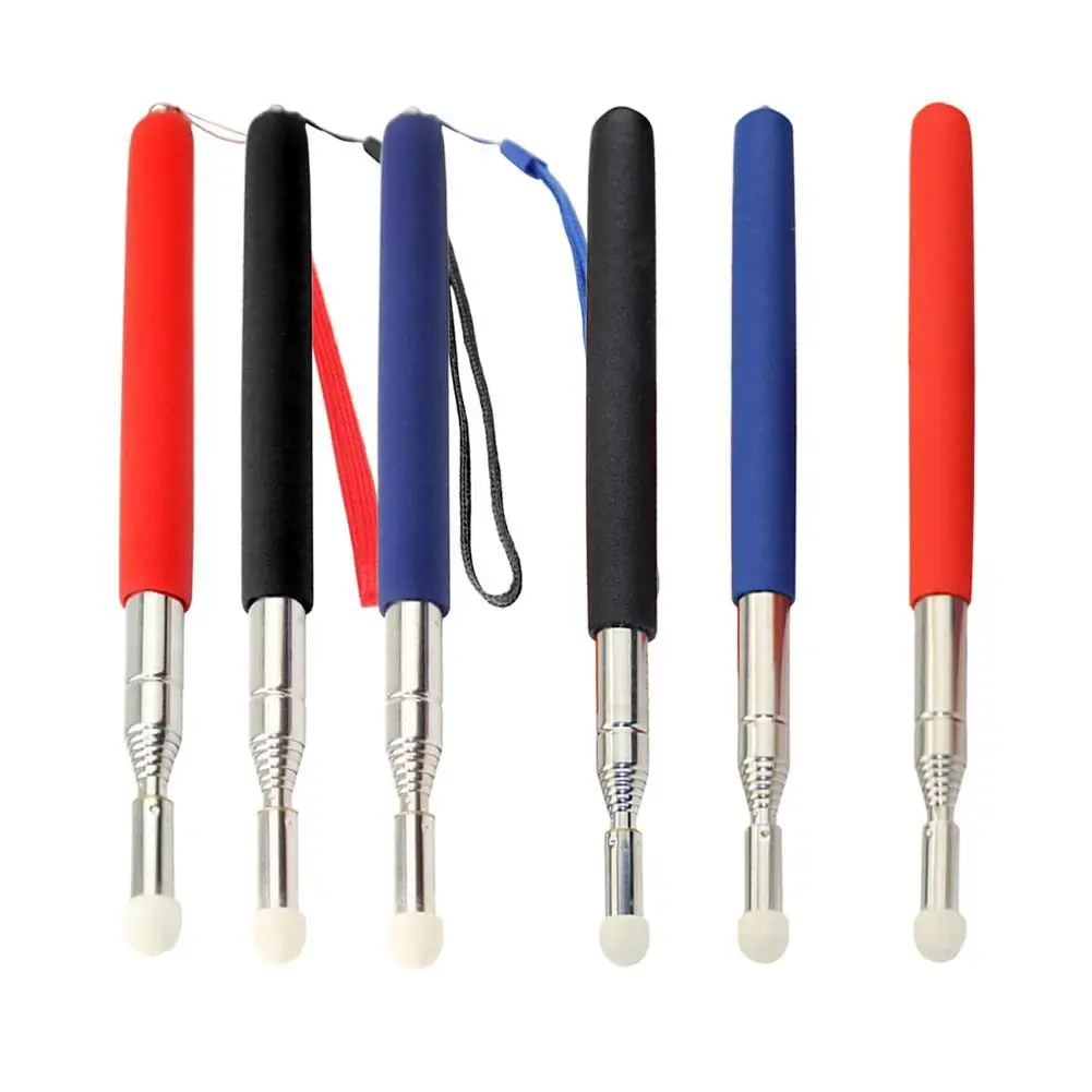 

1 PC New Professional Touch Whiteboard Pen High Quality Felt Head 1 Meter Stainless Steel Telescopic Teacher Pointer
