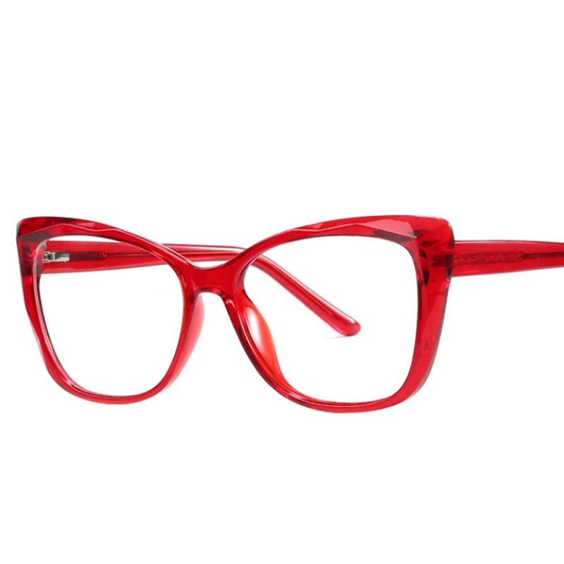Fashion Square Prescription Glasses Frame Women Optical Clear Lens