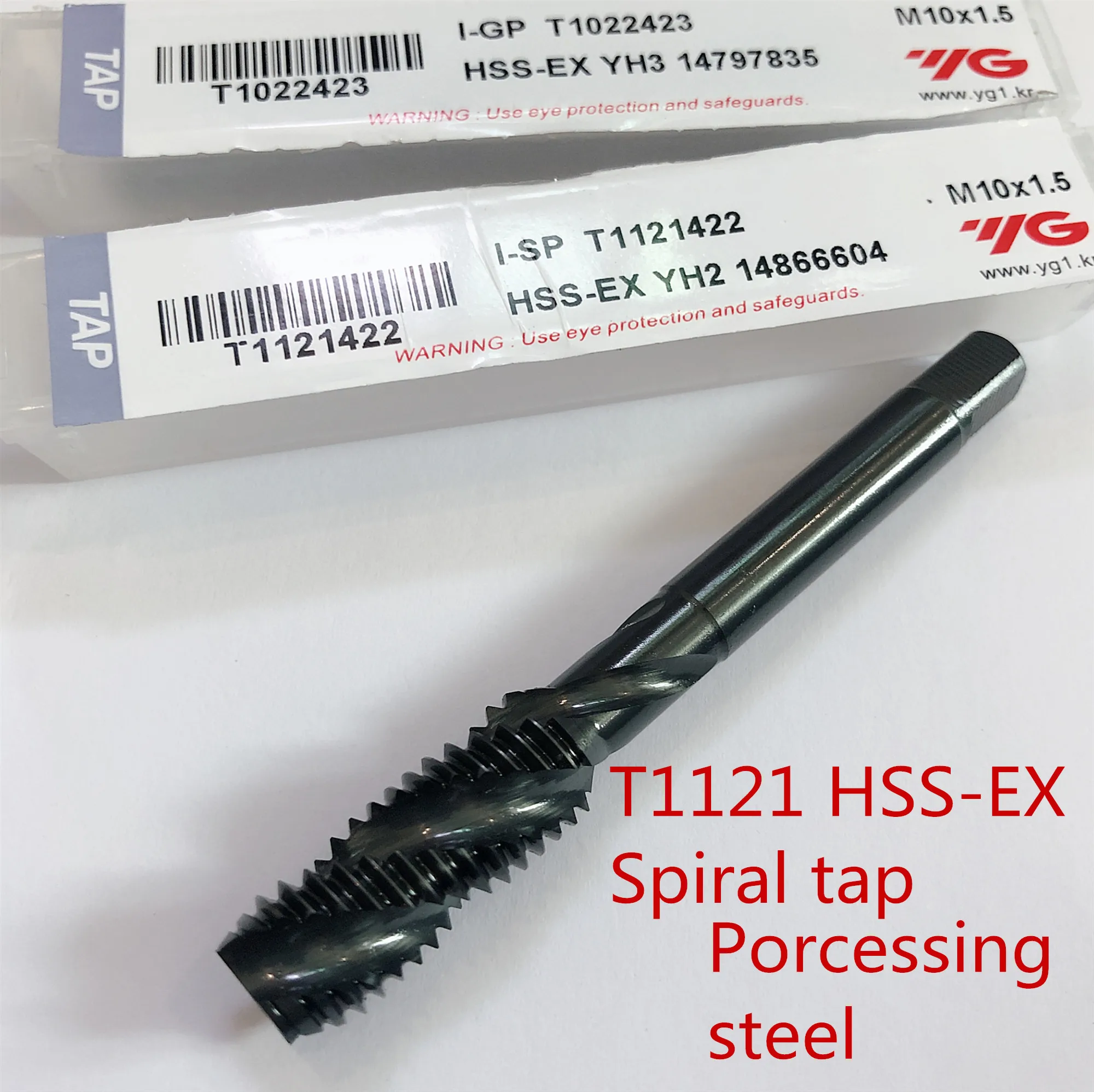 Kprea YG-1HSS-EX M1.4 M1.6 M2 M2.5 M3 M4 m5 m6 m8 m10 m12 M14 M16 Сделано в Корее YG-1 T2809 комбо HSS-EX Метчик с винтовыми канавками