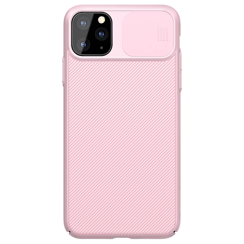 Pink Для iPhone 11 Pro Max чехол Nillkin CamShield слайд-камера защитный чехол для iPhone 11 Pro Защита объектива конфиденциальность чехол s - Цвет: Pink