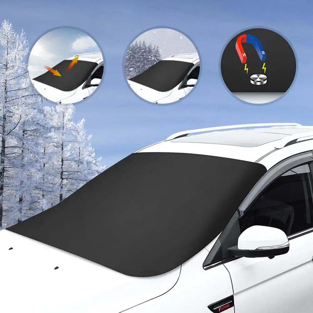 

Universal Automobile Magnetic Sunshade Cover Car Windshield Snow Sun Shade Waterproof Protector Cover Car Front Windscreen Cover