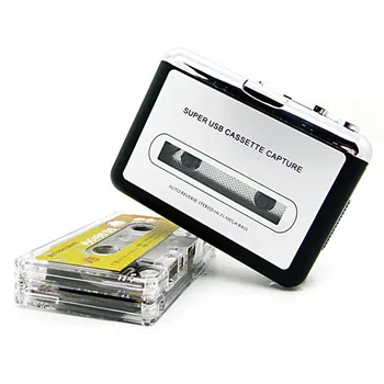 

USB 2.0 Portable Tape to PC Super Cassette To MP3 Audio Music CD Digital Player Converter Capture Recorder + Headphone