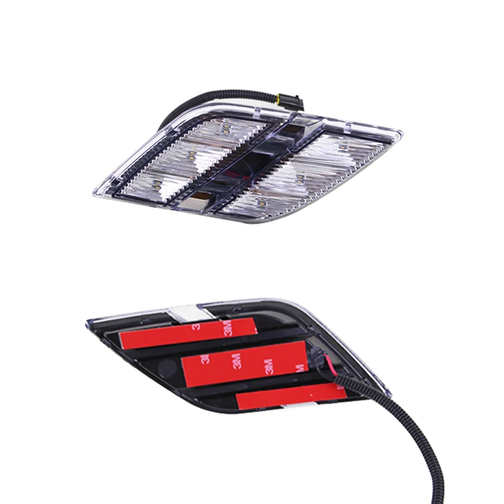 Автомобильная проблесковая 1 пара 12V ABS светодиодный DRL Габаритные огни дневного
