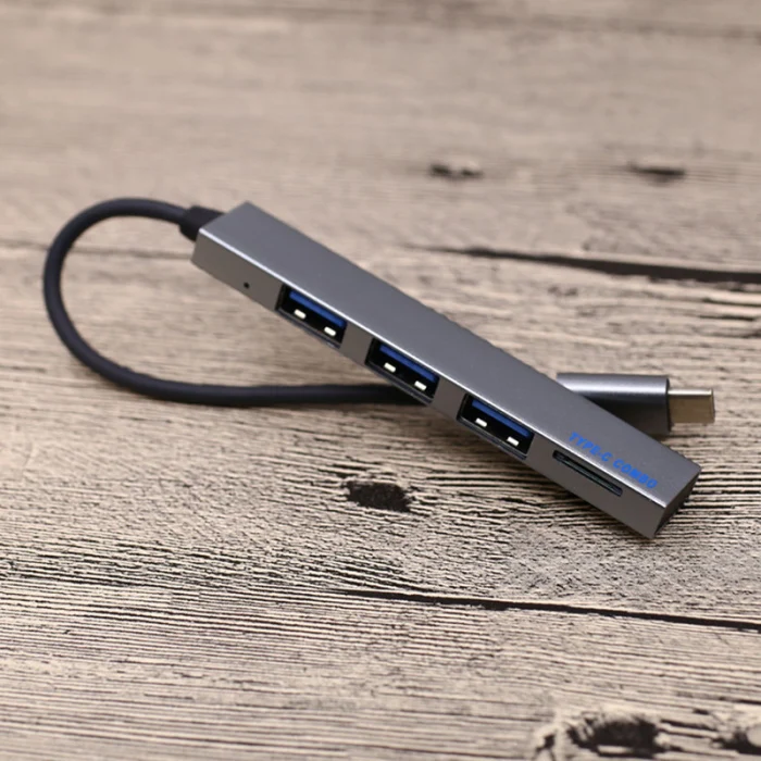 Тип C USB2.0 концентратор TF Card Порты и разъёмы адаптер Портативный для мобильного телефона Ноутбук Офис VH99