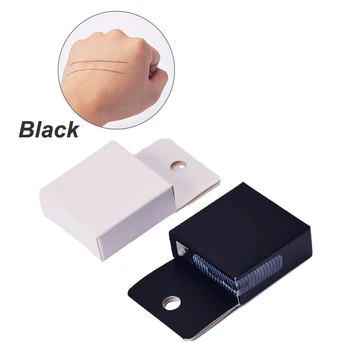 

2pc White/Black Microblading Mapping String Permanent Makeup Pre-Inked Eyebrow Marker Thread Brow Positioning Tool PMU Accessory