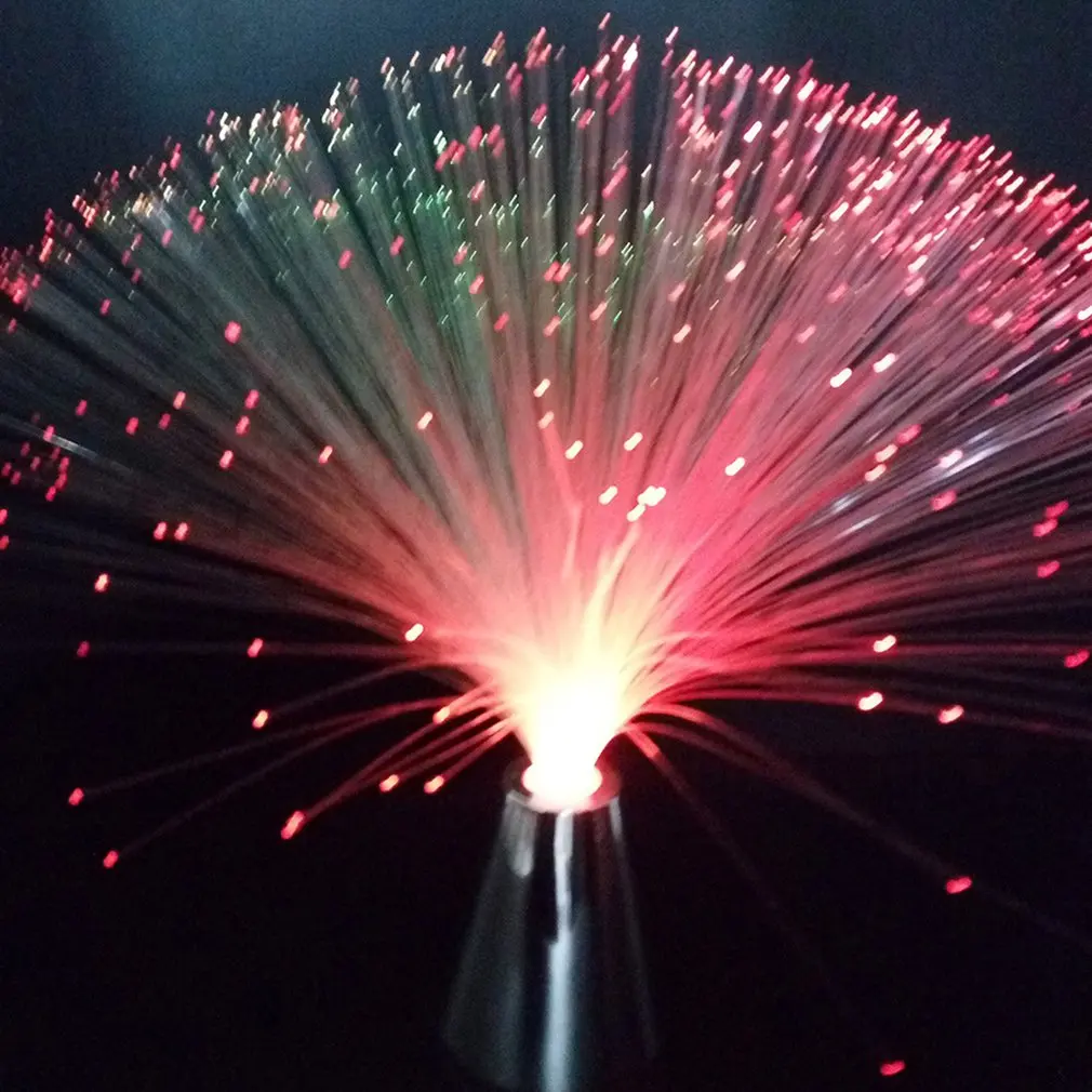 Description Picture 6 of itemColorful LED Fiber Night Light Romantic Multicolor Lamp Chrismas Gift Colorful Flashing Light Luminous Toys Wedding Party Decor