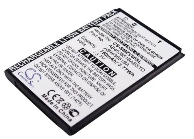 Cameron sino 750 мА/ч батарея для SAMSUNG Katalyst T739 SGH A637 A697 C3060 J800 L700 M7600 P260 R450|Аккумуляторы