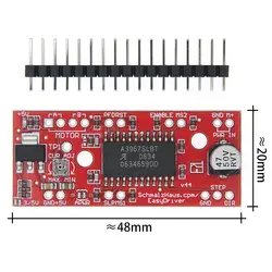 5 шт./лот EasyDriver Драйвер шагового двигателя V44 A3967 Бесплатная доставка