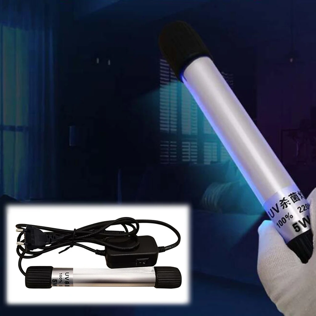 5W UVC Ultraviolet UV Masks Sterilizer Light Germicidal Sterilization CFL Ozone Lamp Bulb EU for disinfect bacterial kill Virus