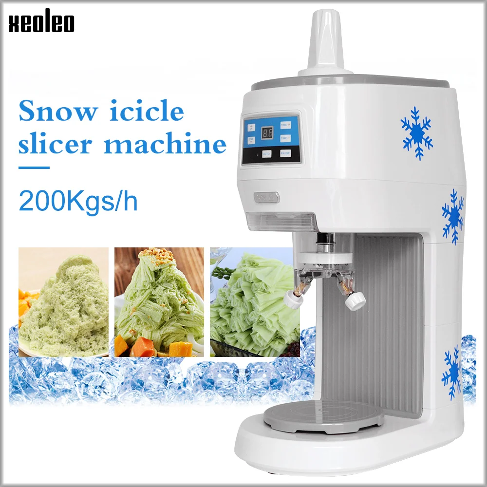 XEOLEO Commercial Ice Shaver 70kgs/H Ice Shaver Machine 300W Min