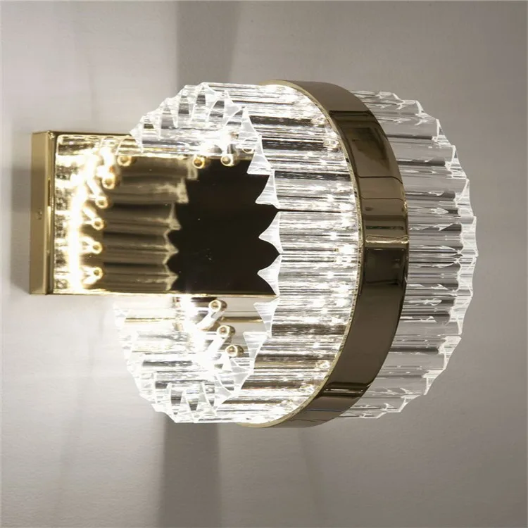 Nordic postmodern design sconces light Simple strip glass modern wall lamp Ins wind blue white gray glass wall lights for home