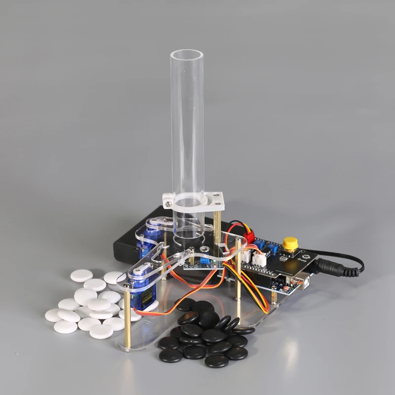 DIY Arduino Color Sorter,Black and white chess pieces sorting,arduino ...