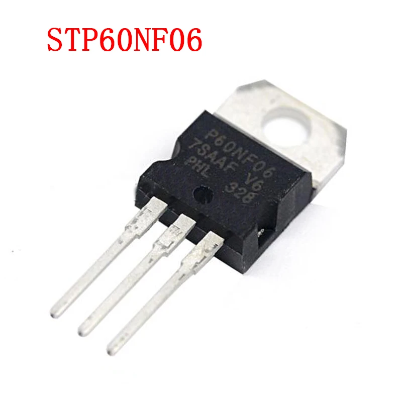 Интегральная схема STP60NF06 P60NF06 60N06 60NF06 TO-220 10 шт. | Электронные компоненты и