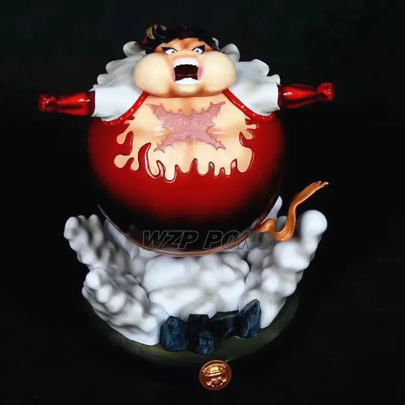 01-OPP BAG 29 см цельный прекрасный жир Обезьяна D Luffy gear 4 боевой формы статуя ПВХ фигурка украшения модель игрушки - Цвет: 01-OPP BAG
