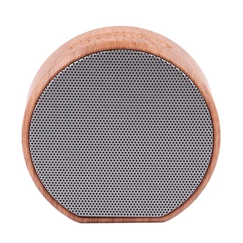 

Wood Grain Press Design Portable Mini Wireless Bluetooth Speaker