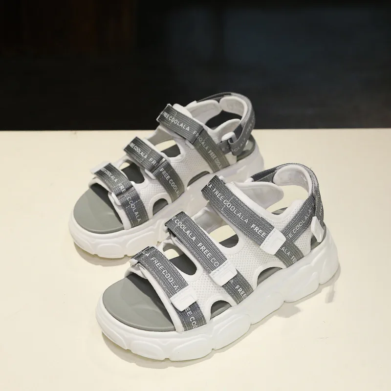 

Sandals Women's 2019 Summer New Products Thick Bottomed Sandals Platform Sandals Trendy Letters Sandals Women's