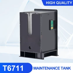T6711 residuos tanque de tinta depósito de mantenimiento con Chip para Epson WF3520 WF3540 WF3620 WF7110 WF7210 WF7510 WF7610 WF7620 WF7