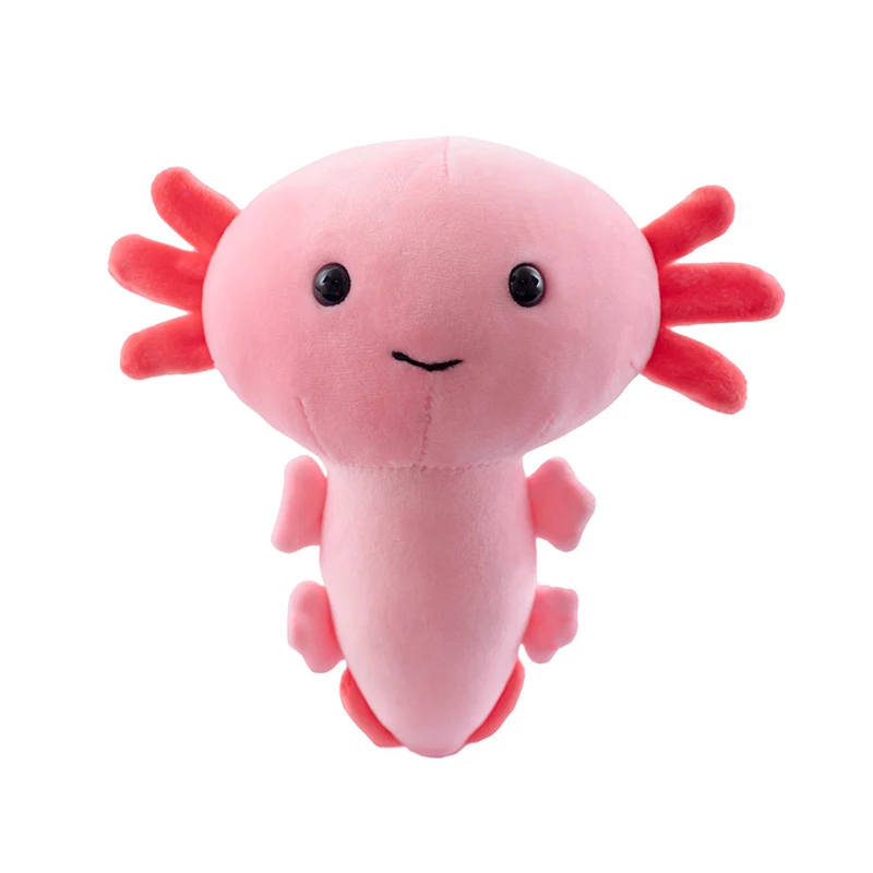 Pink Axolotl Plush Toy Soft Stuffed Animal Kawaii Doll