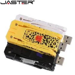 JASTER – disque dur 16 go 32 go 64 go 2.0 U, offre spéciale, personnage de dessin animé, robot de transformation cool, cadeau, disque U, livraison gratuite 