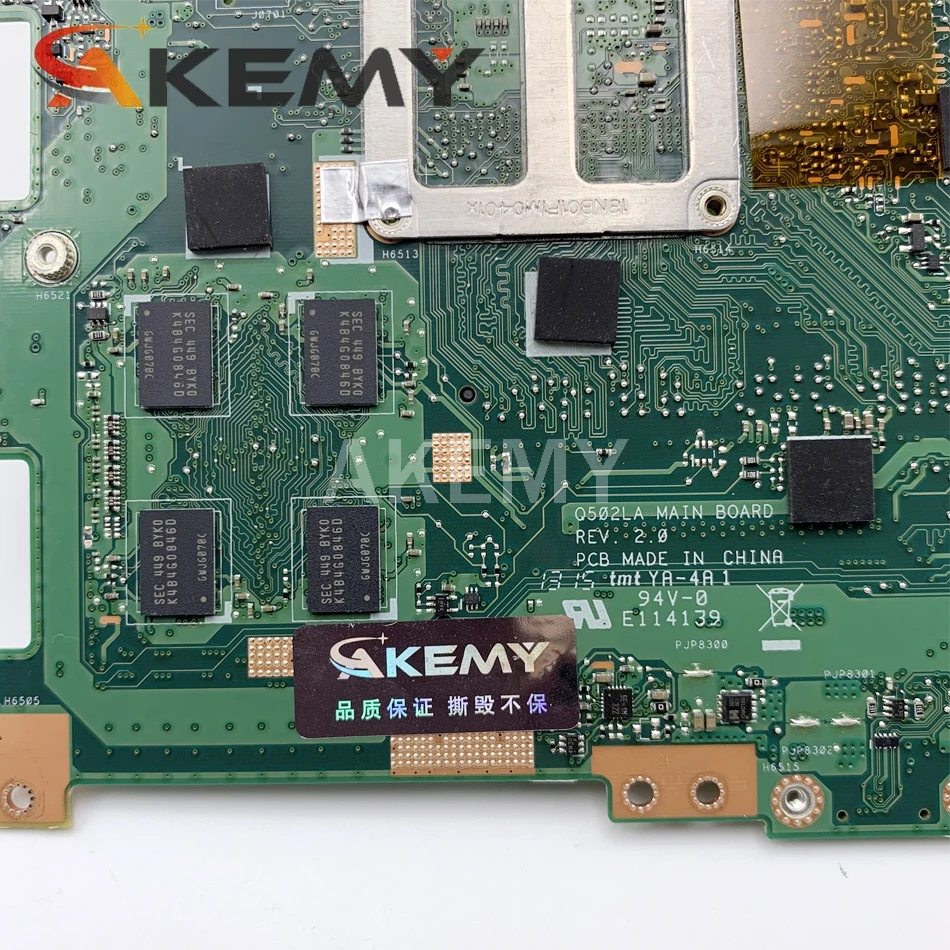 New!! Q502LA Laptop Motherboard For Asus Q502LAB Q502LA Q502L Mainboard w/ I5-4200U 4GB-RAM