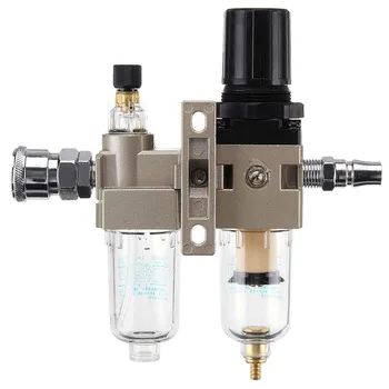 

150Psi Manual Drainage Supply Air Pump Air Compressor Oil Filter Regulator Pneumatic Water Separator Two-piece AC2010-02