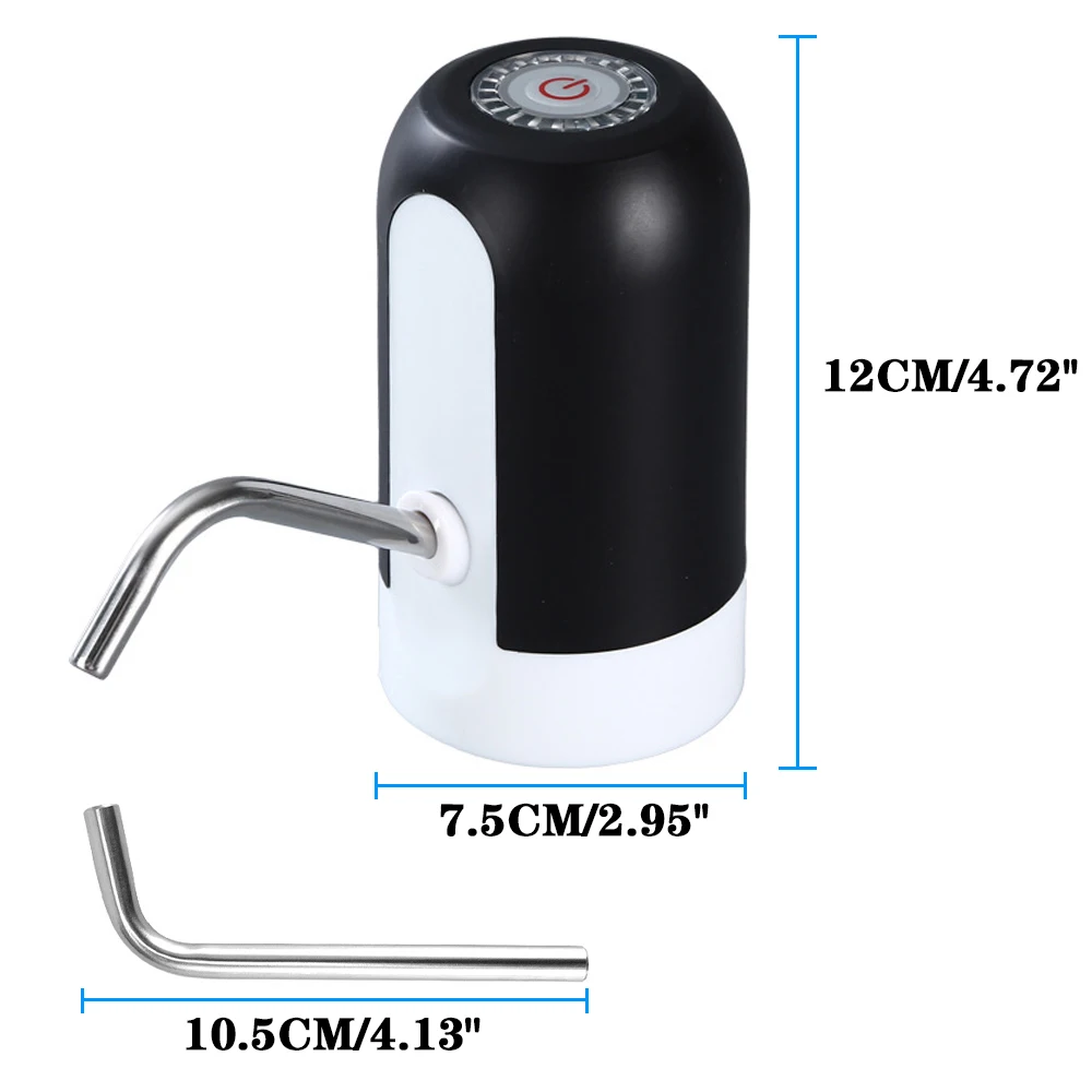 Water Dispenser Pump Portable Electric Water Dispenser Pump for 5 Gallon Bottles USB Rechargeable Bucket Tool Carboy Bar water dispenser