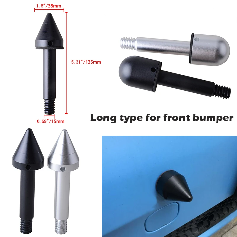 Rear Bumper Spike Guard Protector - Anti-Collision Safety Accessory