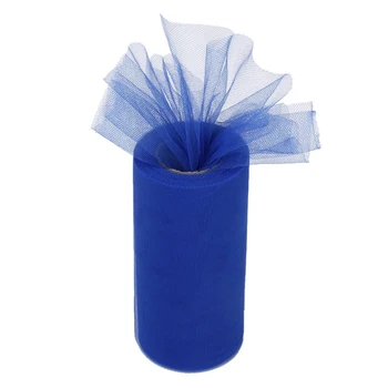

Tulle roll spool Tutu's wedding seat material event decoration (Royal Blue)