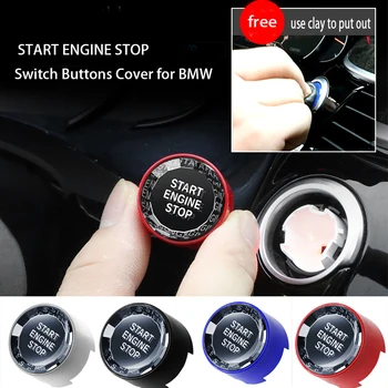 

Car Crystal ENGINE START STOP Switch Buttons Covers for BMW x1 x5 x6 E89 E90 E92 E93 E70 E71 F10 F07 F20 F30 F25 F26 F15 F16 G30