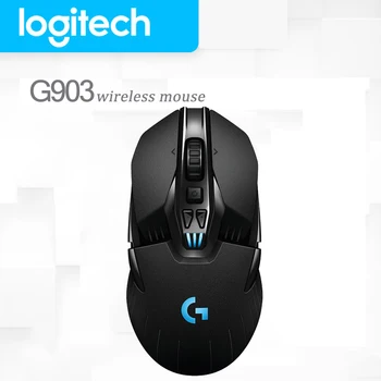 

Logitech G903 LIGHTSPEED 2.4Ghz Wireless Gaming 12000DPI Mouse Laptop Gamer Genuine Optical Mouse Ergonomic Official Agency Test