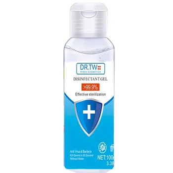 

100ml Hand Sanitizer Gel Antibacterial Hand Gel Disinfection Gel Quick-dry Portable Natural Hand Care Hand Sanitiser No Wash 3pc
