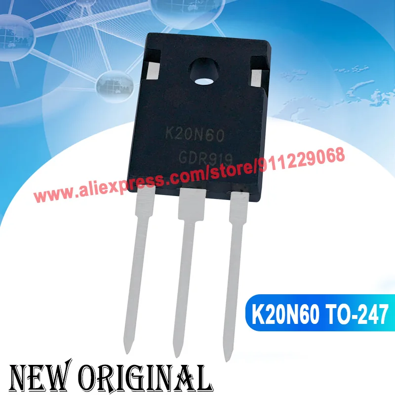 (5 шт.) K20N60 TO-247 / IXFH30N50P 500V 30A IXSH40N60B IPW60R045CP 6R045 650V 60A | Электронные компоненты и
