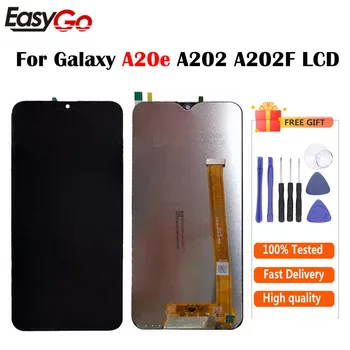 

LCD For Samsung Galaxy A20e Display A202 A202F LCD Screen + Touch Screen Digitizer Assembly Free Shipping