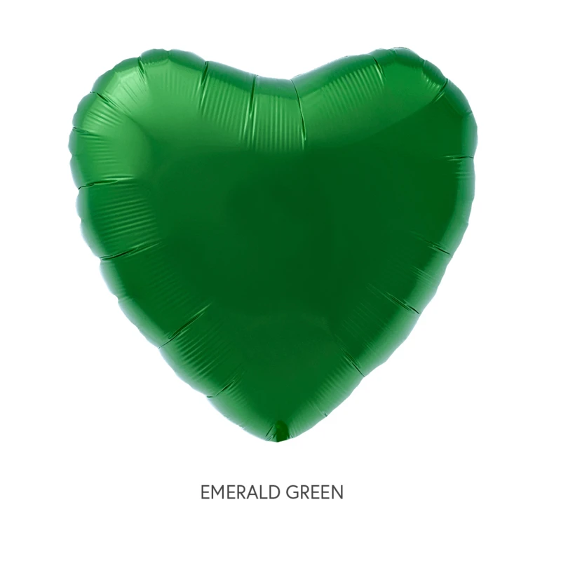 5pcsgreen heart 5 шт. 18 дюймов фольга из розового золота Звездные воздушные шары украшения на день рождения Дети Взрослые воздушные шары с сердцем свадебный декоративный для Бэйби шауэра globos - Цвет: 5pcsgreen heart