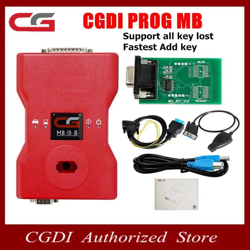 Поддержка всех ключей утерянный CGDI Prog MB для BENZ добавьте самый быстрый ключ через