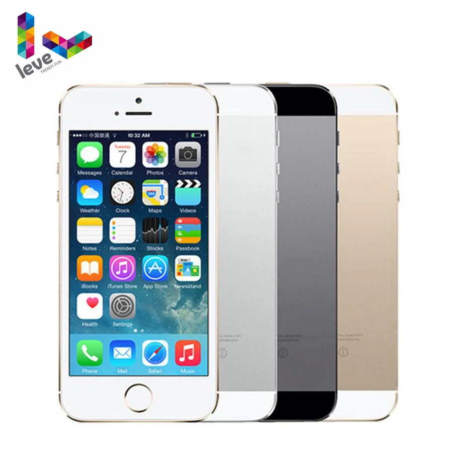 Apple iphone 5s 4G LTE 4.0''display 16GB/32GB/64GB ROM WiFi GPS 8MP IOS Touch ID Fingerprint Used Unlocked smartphone apple at&t cell phones