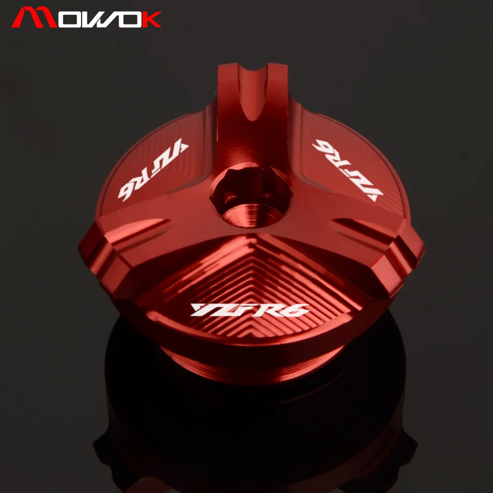 Колпачок наполнителя двигателя мотоцикла CNC M27 * 3 для YAMAHA YZFR6 YZFR6S yzf r6 1999 2021 2011 2012 2013